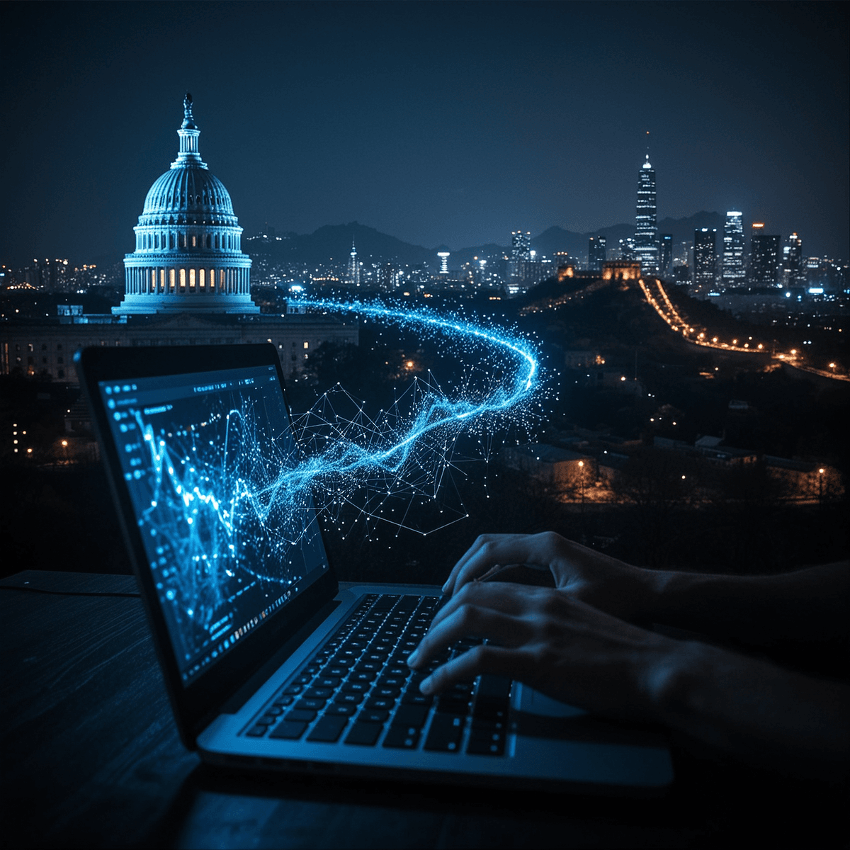 U.S. Tries to Curb China’s AI While Silicon Valley Keeps Using It