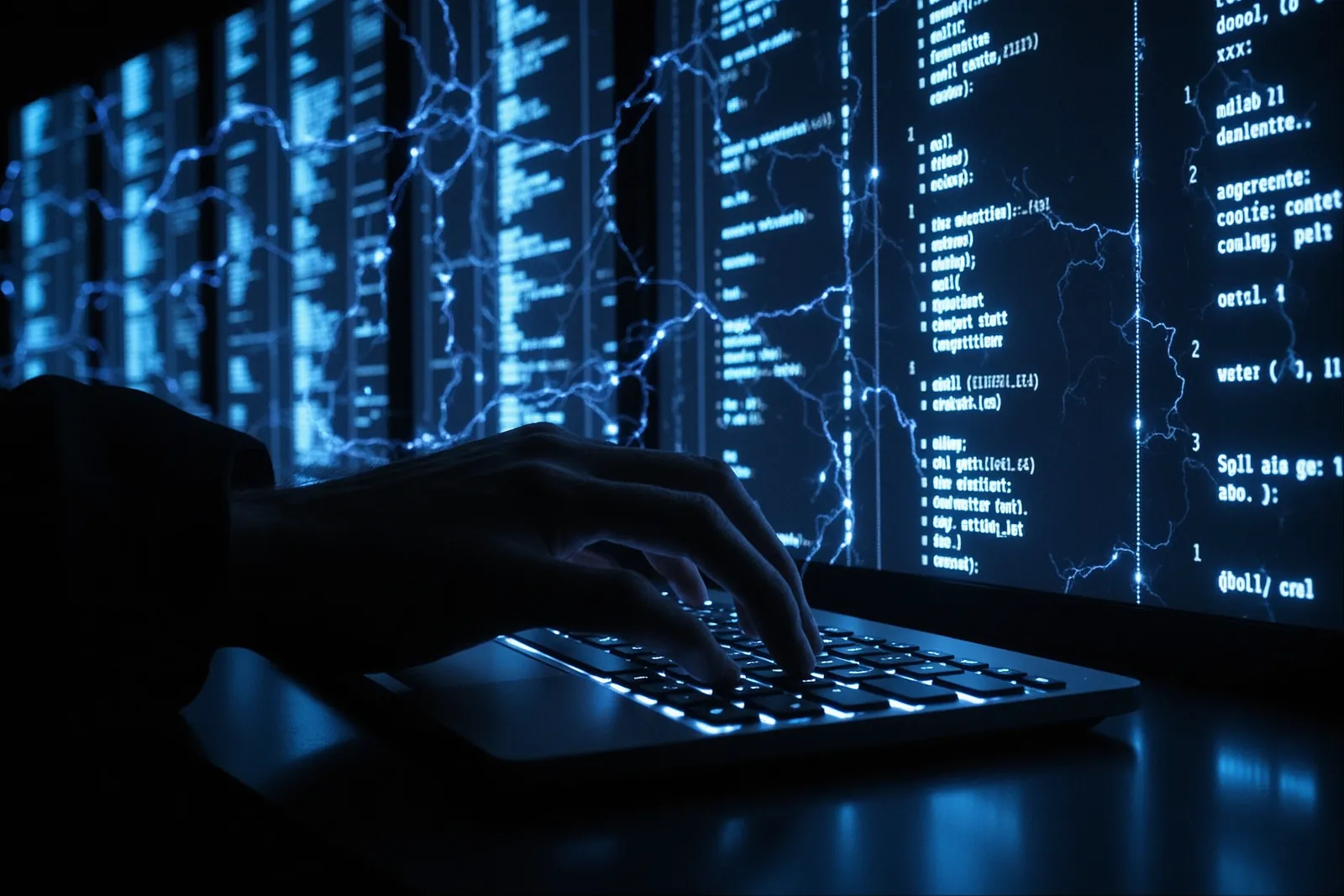 A database query interface with an AI model analyzing the query.