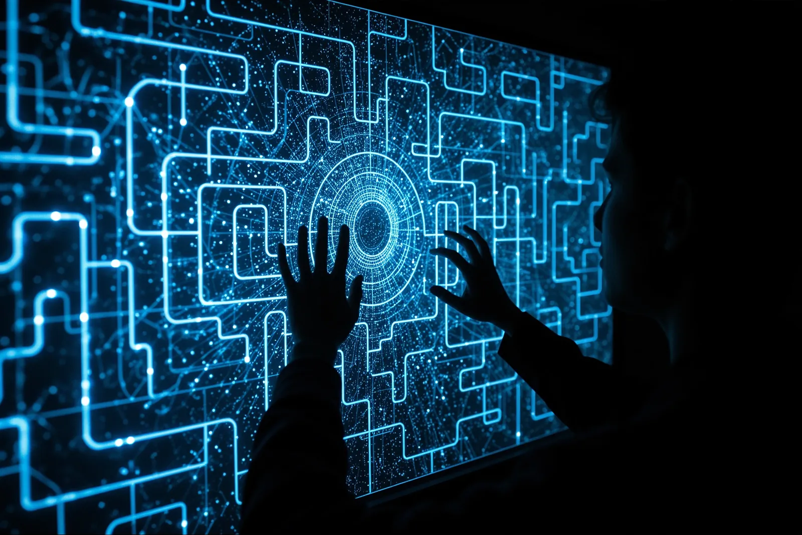 A person speaking at a conference about AI and addiction.