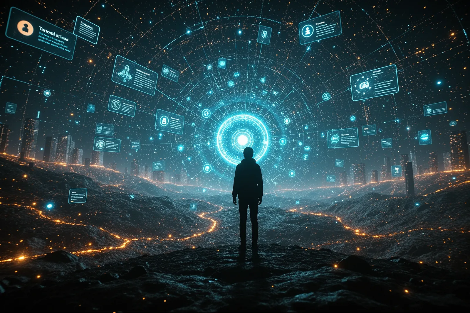 A screenshot of the AI Guides website homepage with tutorials and guides.