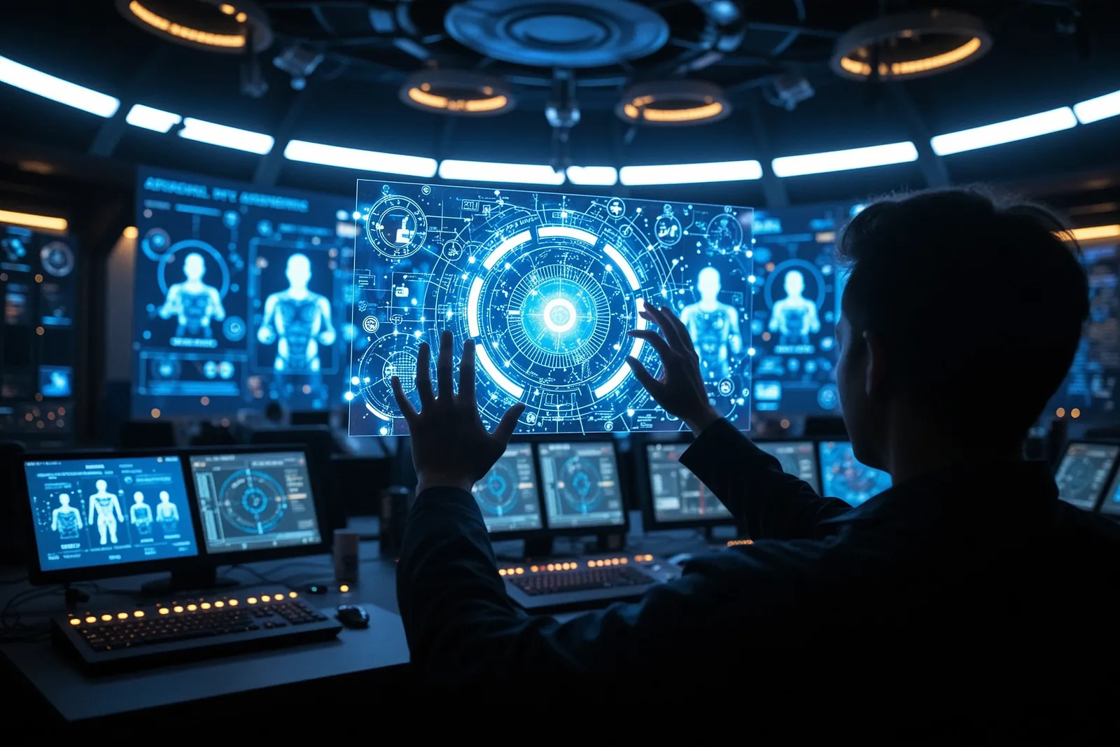A user interface showing multiple AI agents working together in a single project.
