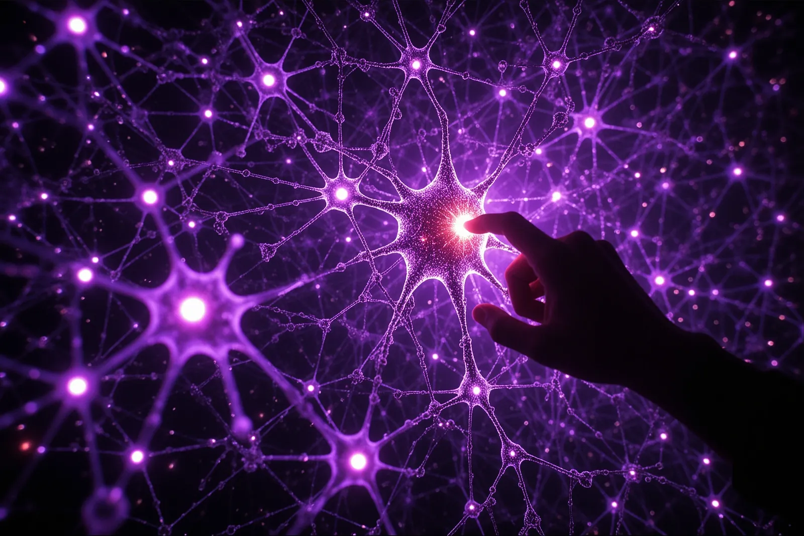 A diagram showing the flow of information in an AI model's attention network.