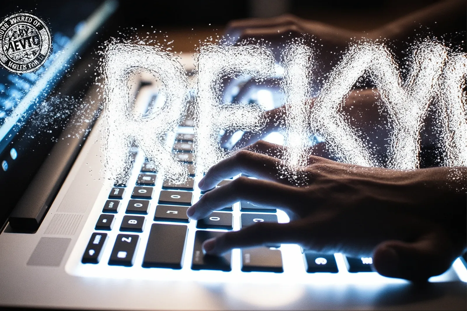 A digital watermark on a document, illustrating OpenAI's text provenance technology.