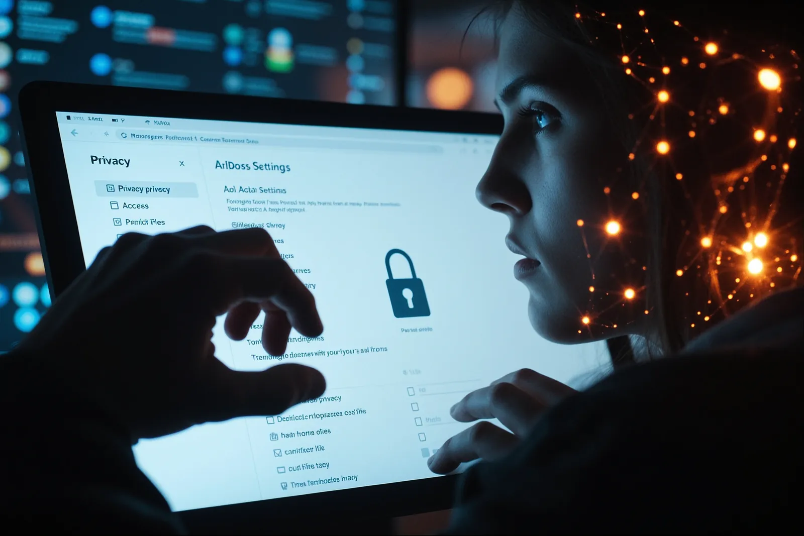 A smartphone screen showing privacy settings, highlighting Apple's new full-disk access permissions.