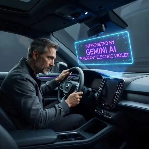 Gemini AI to interpret parking signs using Volvo's EX60 cameras