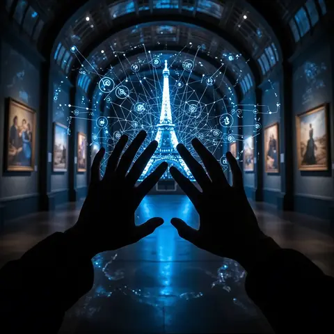 AI Agent Builds 3D Paris Art Gallery by Combining Two Open-Source Tools