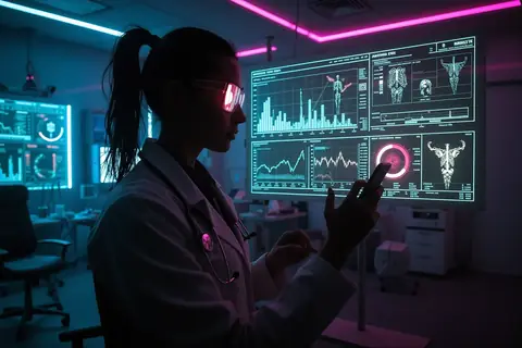 A TikTok video showing an AI-generated doctor providing medical advice.