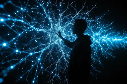 A sleek, modern computer screen displaying AI-generated text.