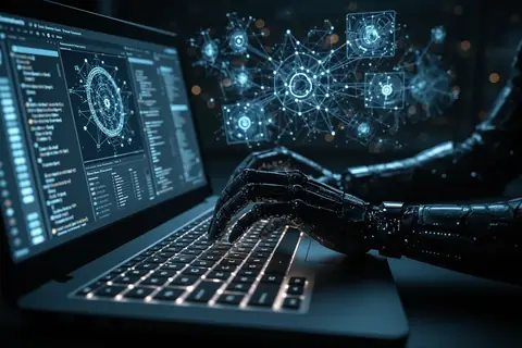 An AI agent analyzing a software development document.