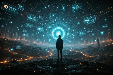 A screenshot of the AI Guides website homepage with tutorials and guides.