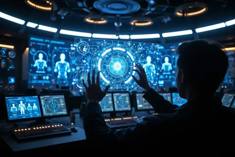 A user interface showing multiple AI agents working together in a single project.