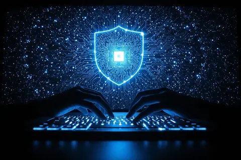 A secure AI interface with enhanced safeguards.