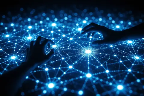 A digital illustration of a shield protecting an AI model, symbolizing OpenAI's enhanced defenses.