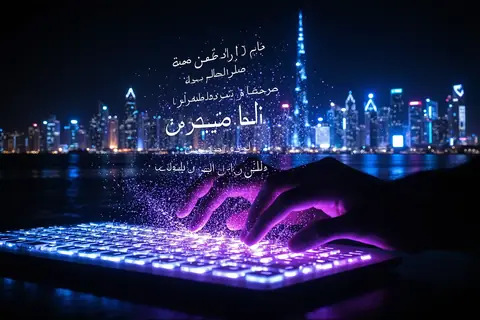 A screenshot of the Falcon-Emirati model interface, showcasing its ability to understand Emirati Arabic.