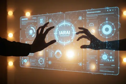 A screenshot of Itaú's ia.i conversational AI interface, showcasing its user-friendly design.