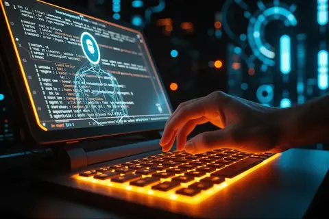 A computer screen displaying a command-line interface with an AI agent interacting with a user, illustrating RealCLI's benchmark.
