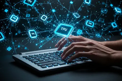 A diagram illustrating the TorchTPU architecture, showing how it integrates PyTorch with TPU hardware.