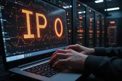 A data center filled with servers, illustrating Anthropic's struggle to secure computing power.