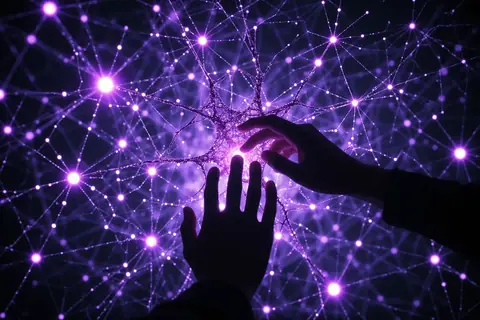 A diagram illustrating AI agents cooperating in a shared-resource environment, highlighting the 'helpful agent problem'.